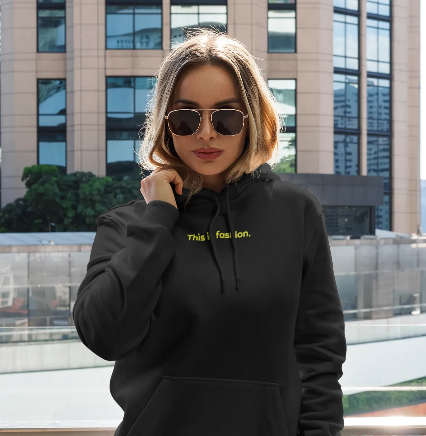 "This is fashion." Adult Hoodie