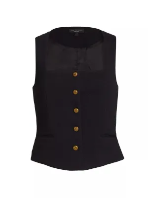 RAG & BONE MARIANA TEXTURED VEST