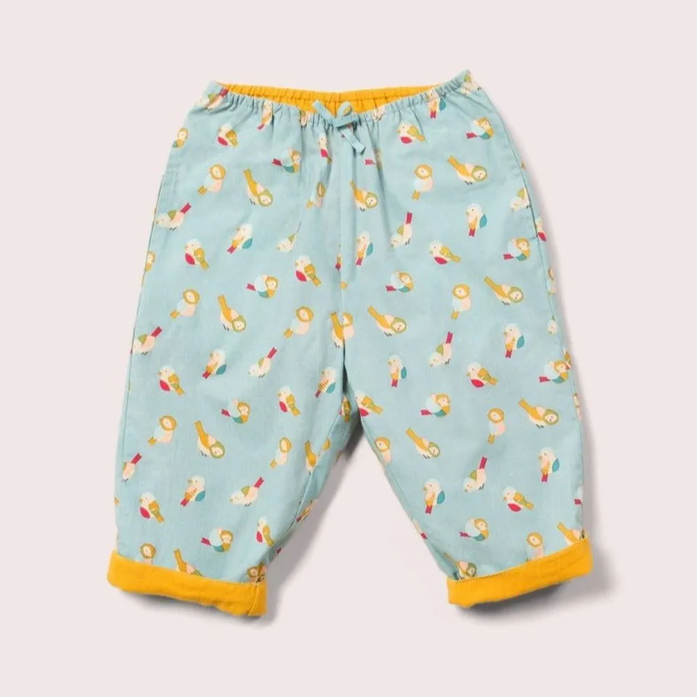 Rainbow Birds Reversible Trousers