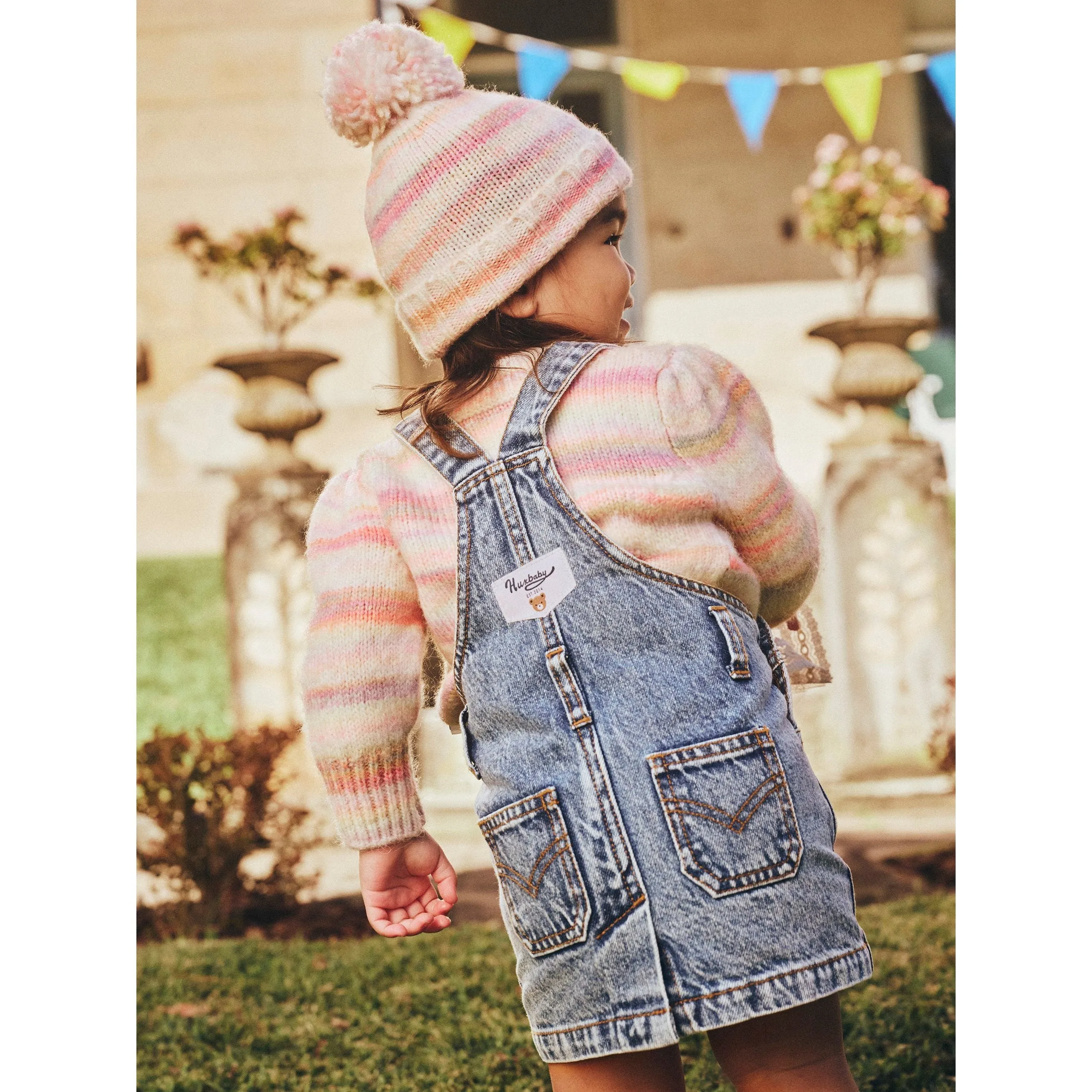 Rainbow Puff Jumper