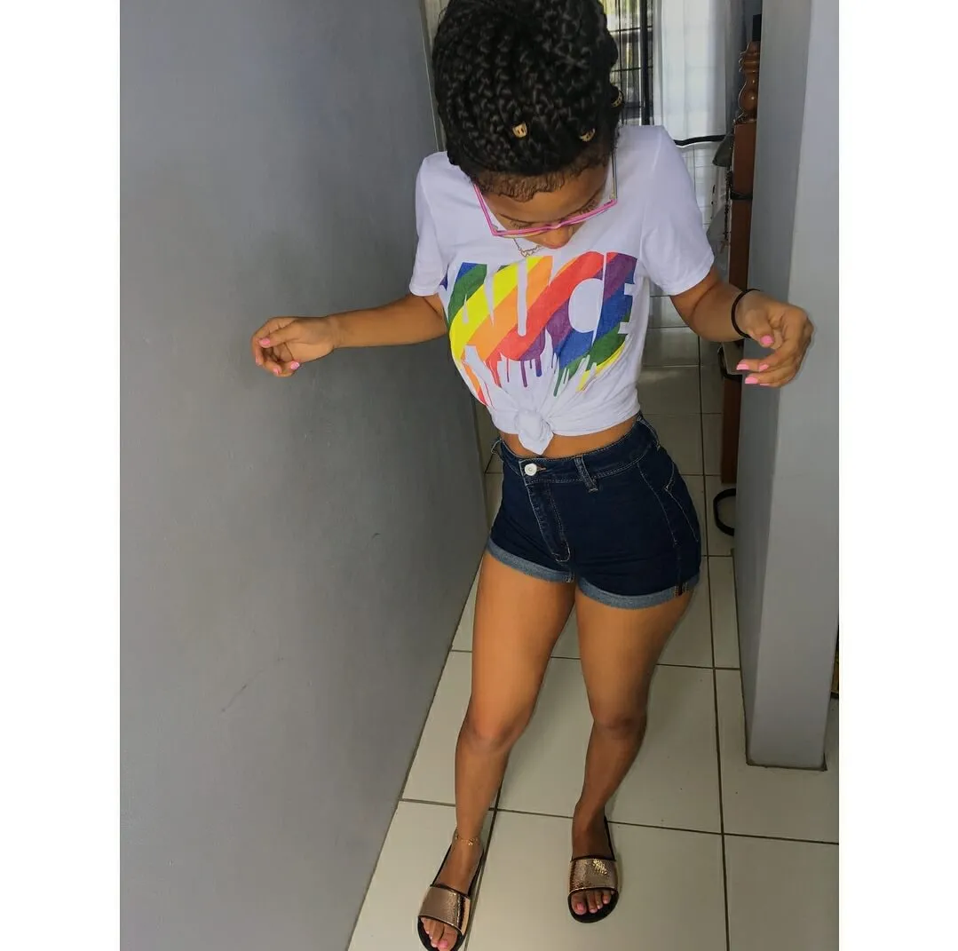 Rainbow Sauce | White Tee