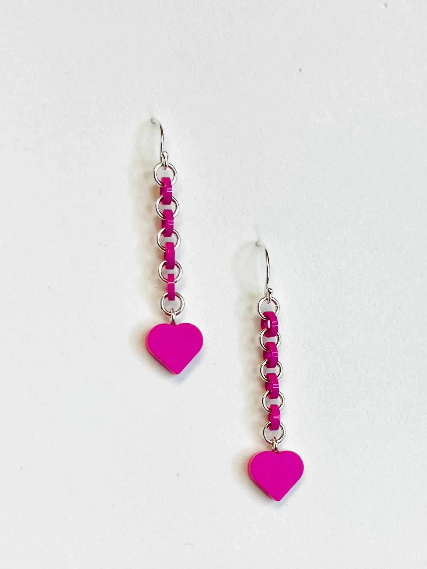 Recycled LEGO® earrings with heart