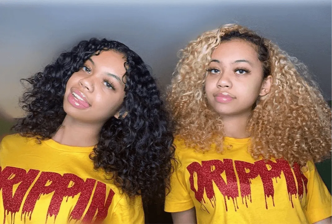 Red Glitter Drippin | Gold Tee
