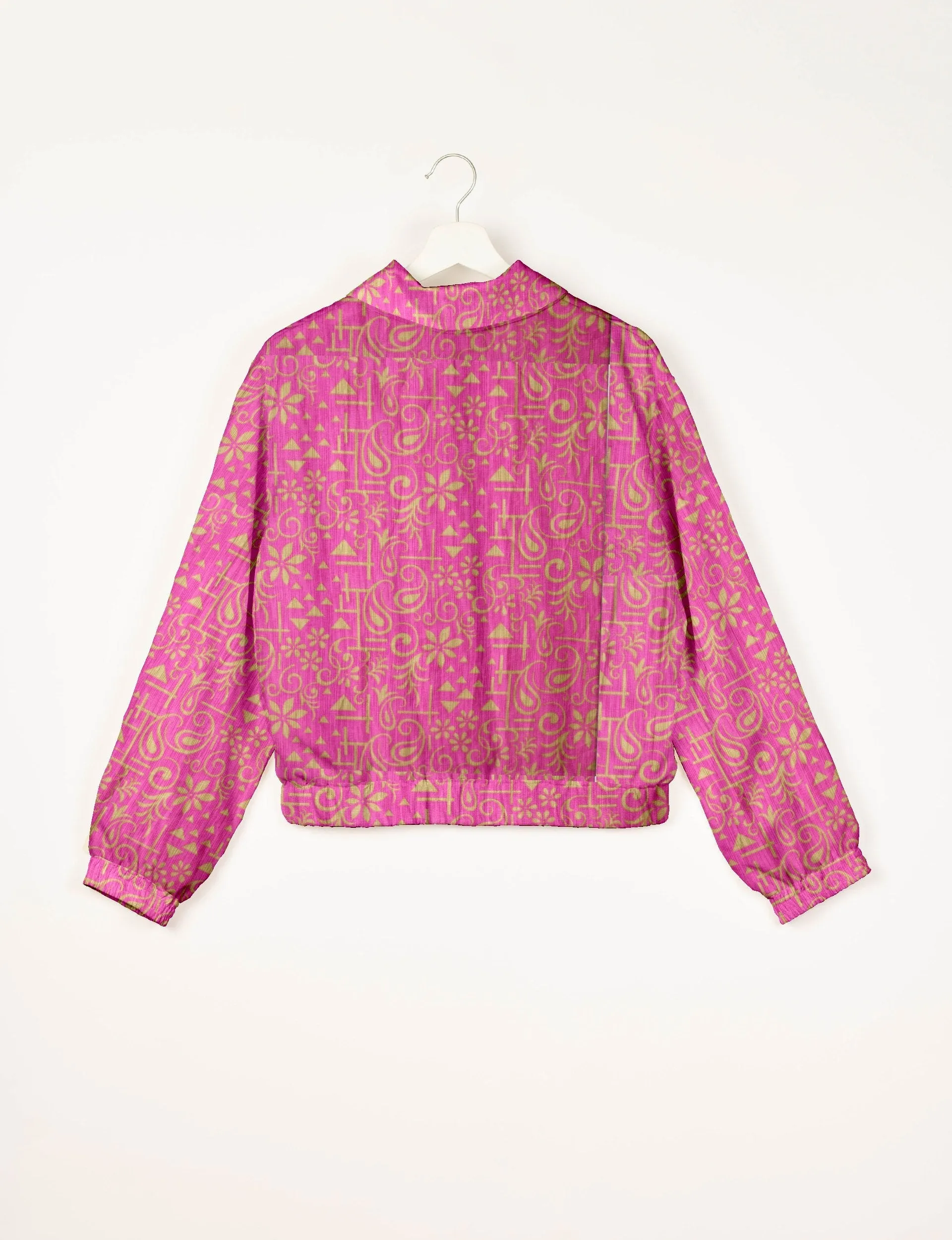 RED HEART BOMBER JACKET