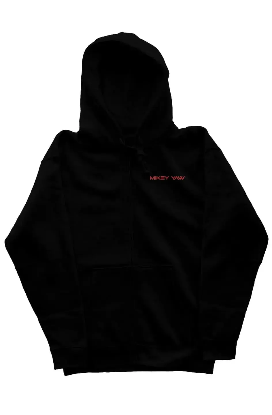 Red Portal Zipper Hoodie (Black)