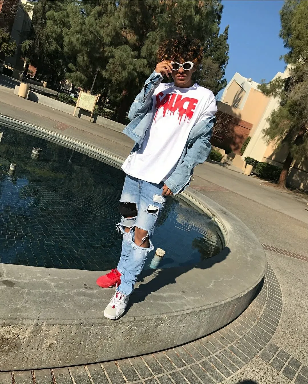 Red Sauce | White Tee