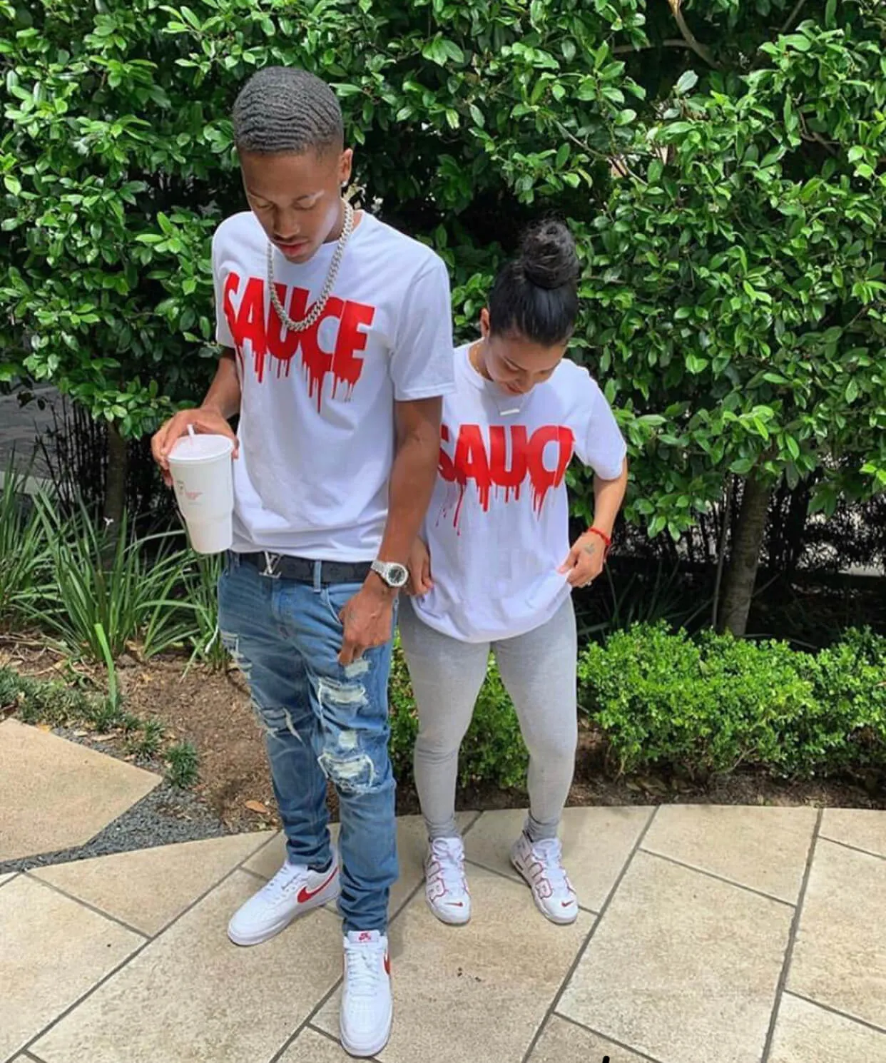 Red Sauce | White Tee