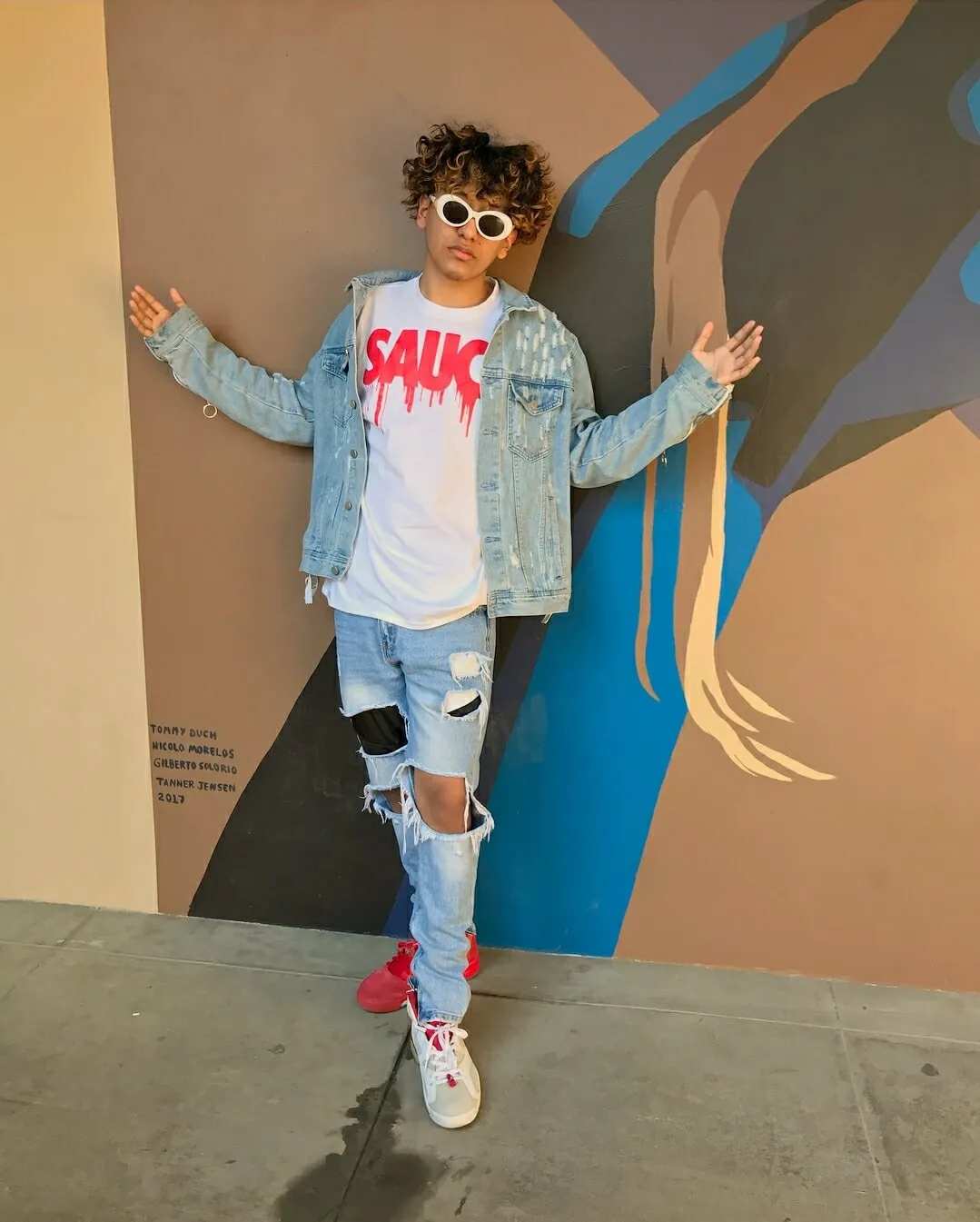Red Sauce | White Tee