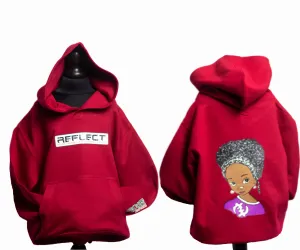 REFLECT Hoodie Girls [RED HOT CHILLI]