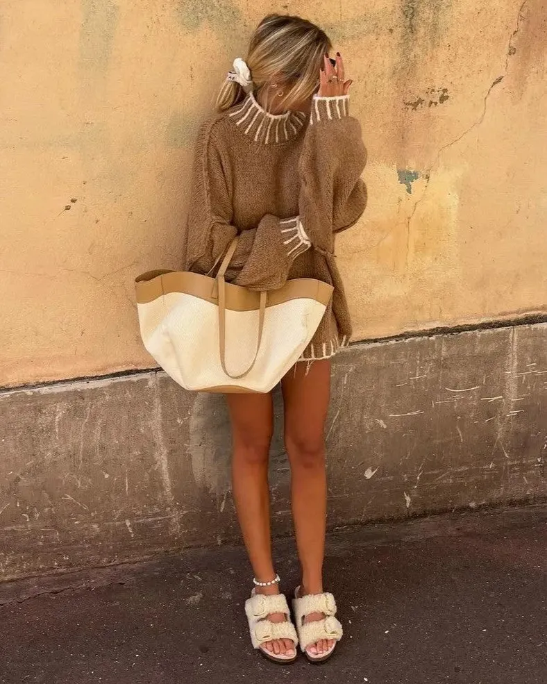 Relaxed and Cozy Casual Sweater for Women
