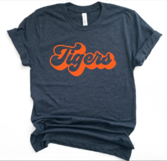 Retro Auburn Tee (Plain & Color Blast)