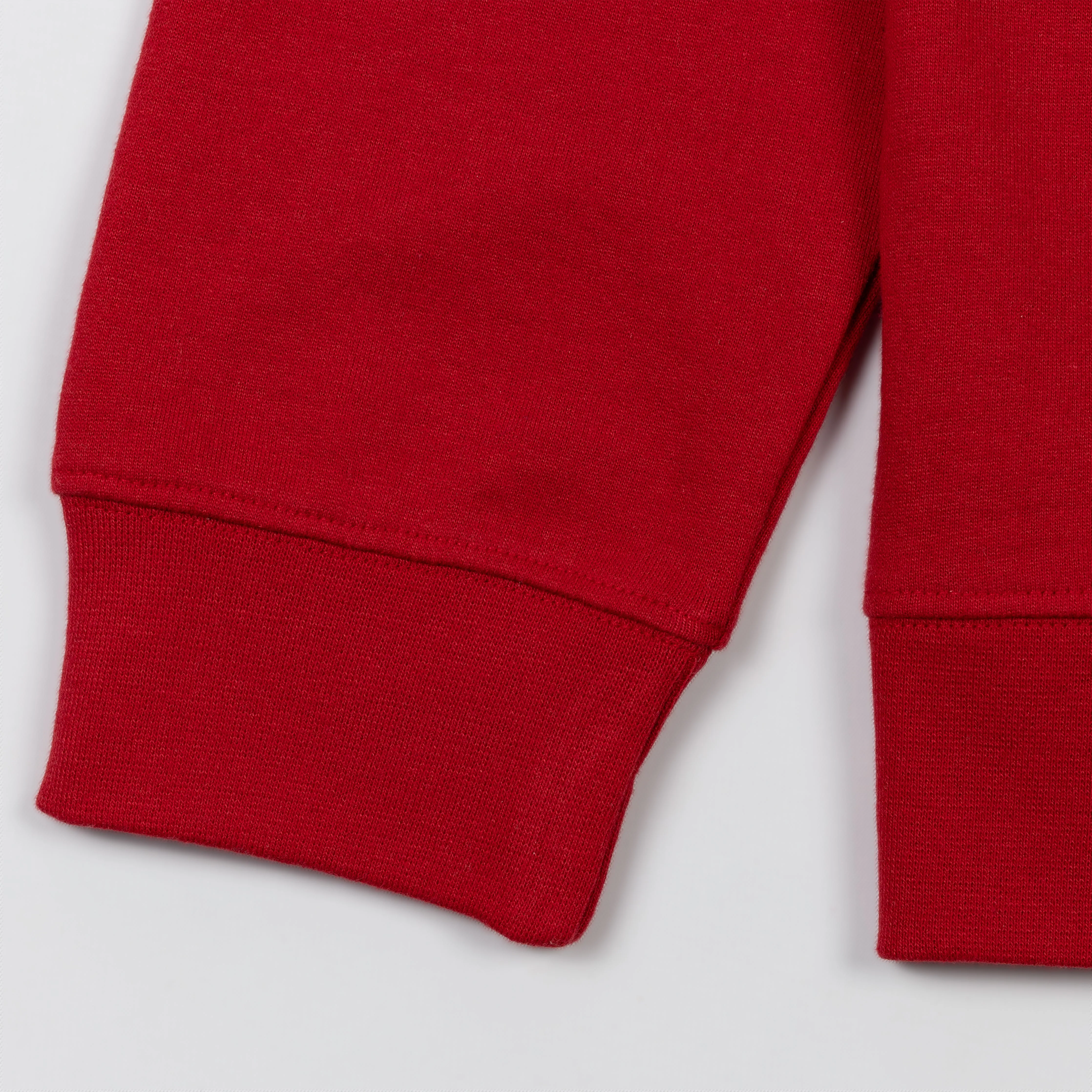Retro Classic Zip Hoodie - Red