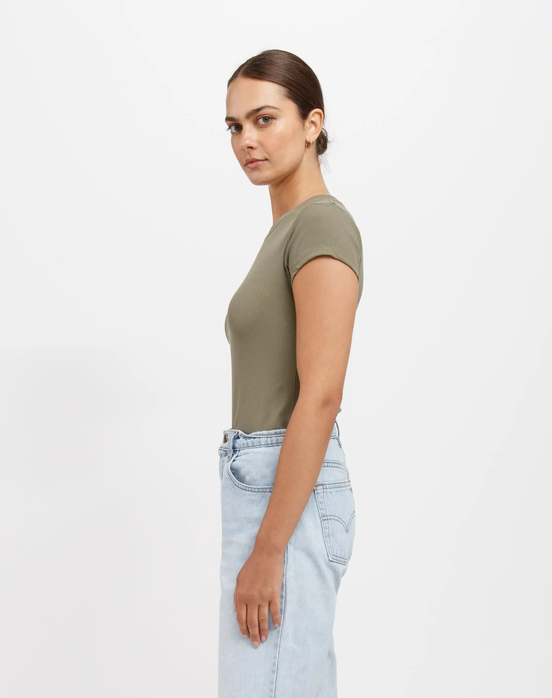 Ribbed Tee