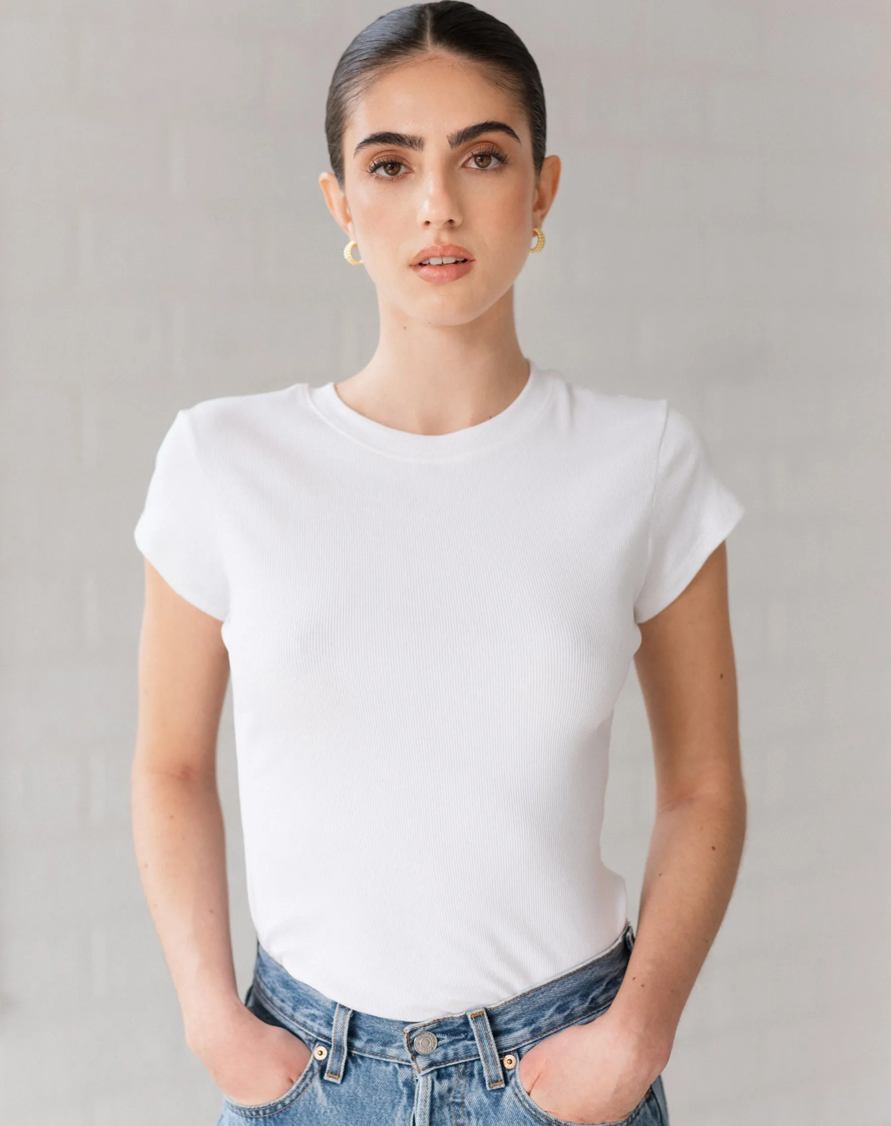 Ribbed Tee