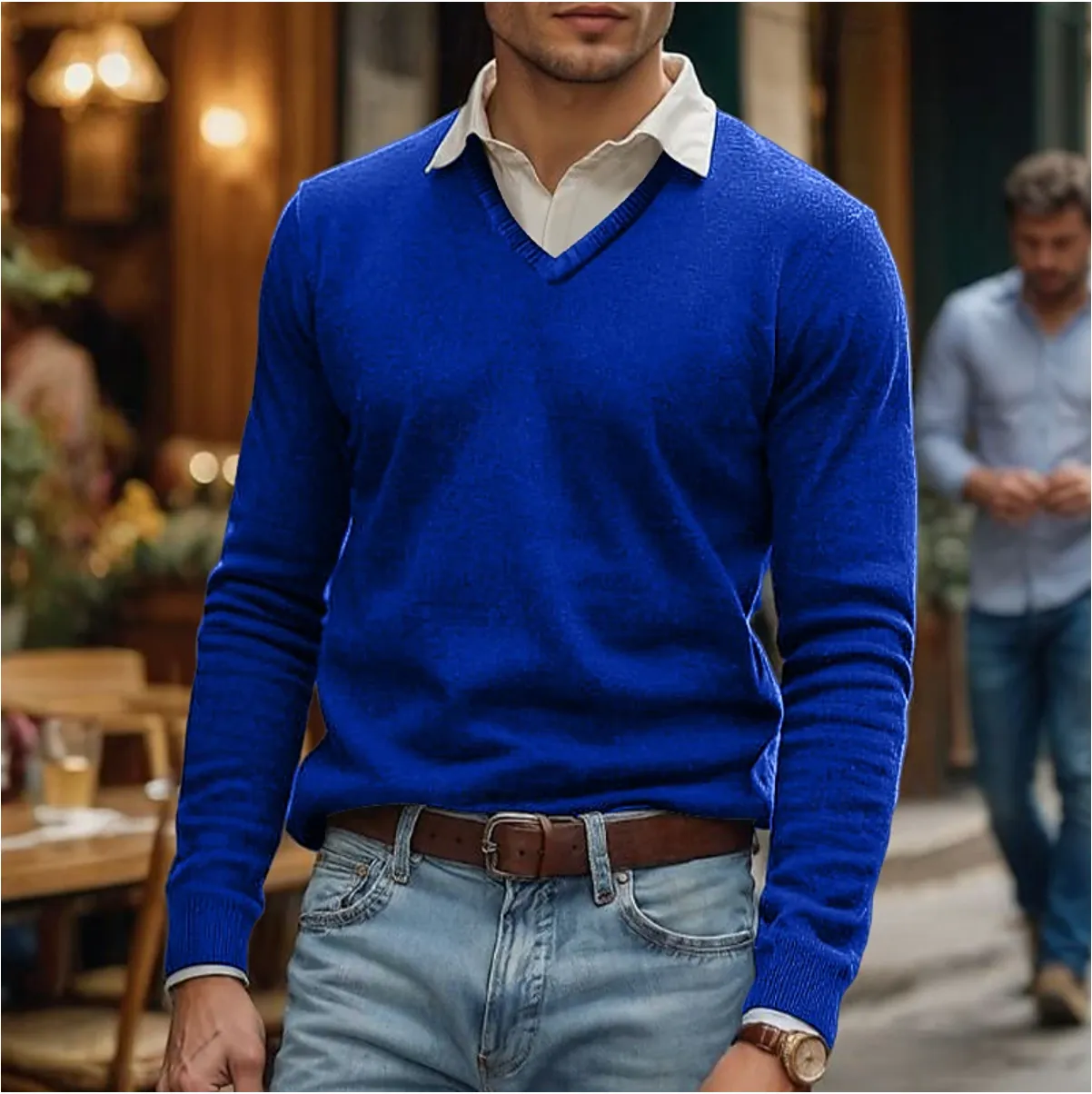 Rik | Men's V-Neck Sweater