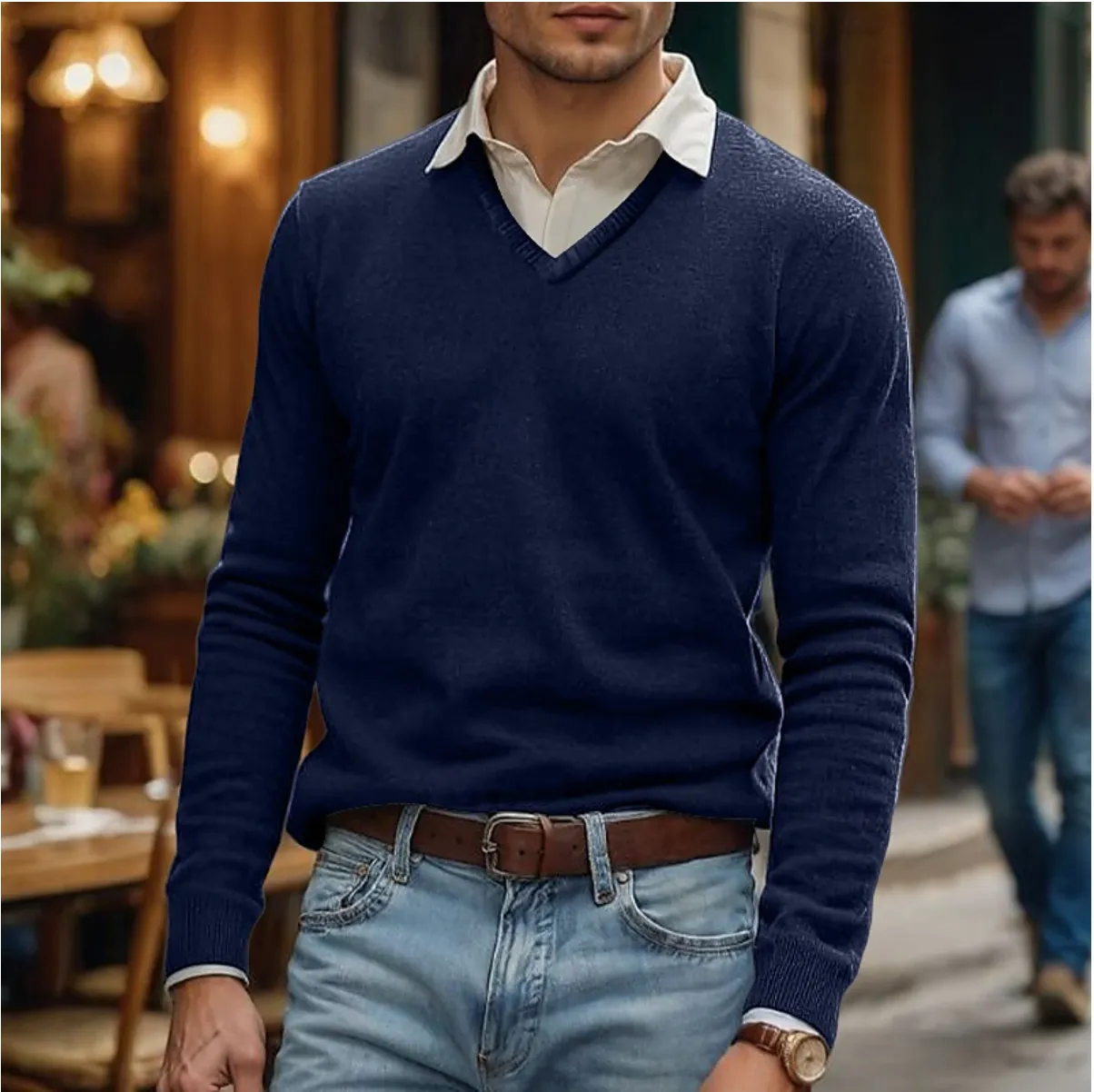 Rik | Men's V-Neck Sweater