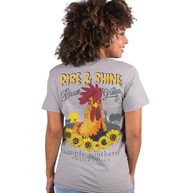 'Rise & Shine' Short Sleeve Tee by Simply Southern