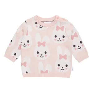 Rose Bunny Knit Jumper