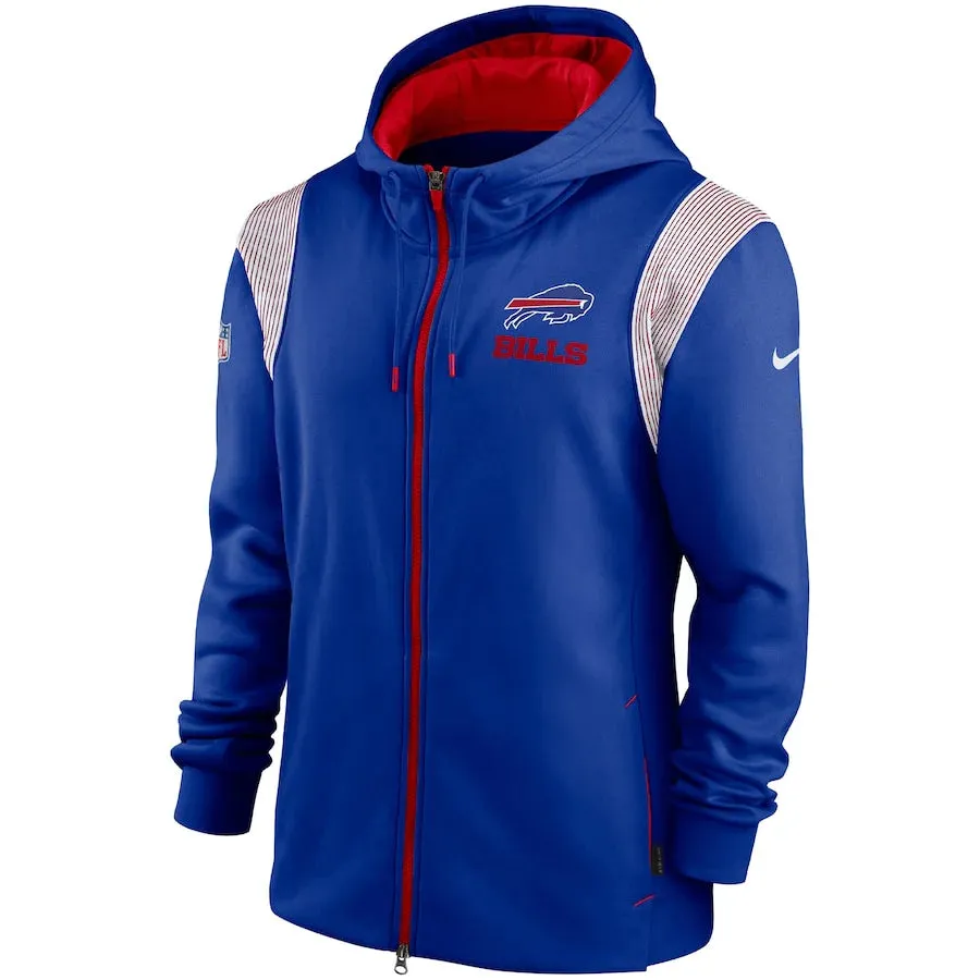 Royal Buffalo Bills Lockup Full-Zip Hoodie
