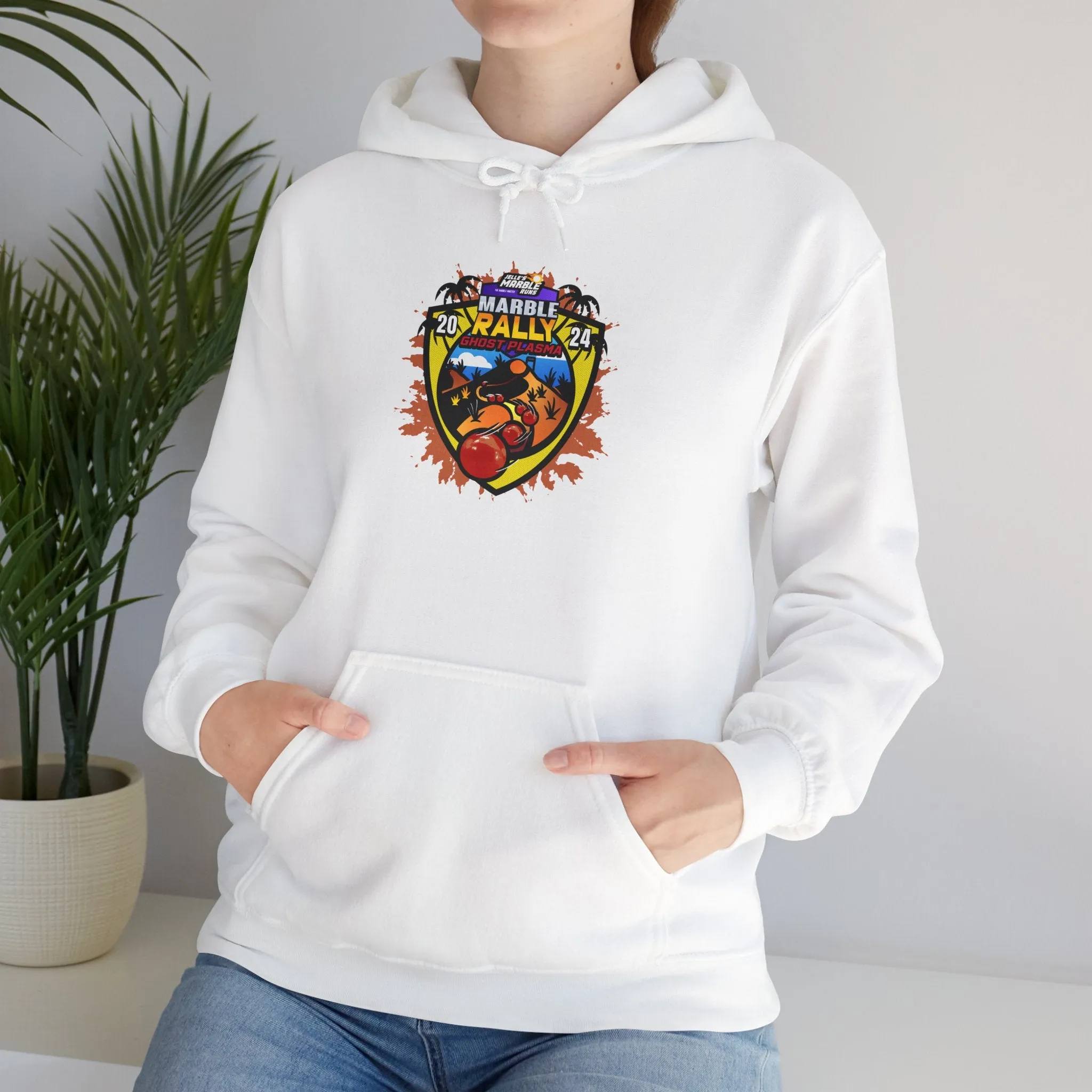 Sand Marble Rally -  Ghost Plasma Hoodie