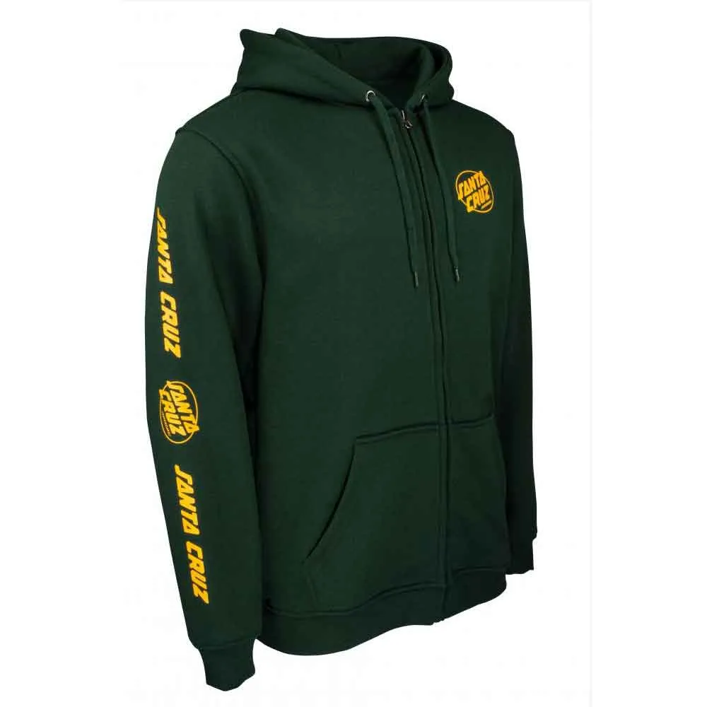 Santa Cruz Club Oval Dot Zip Hoodie