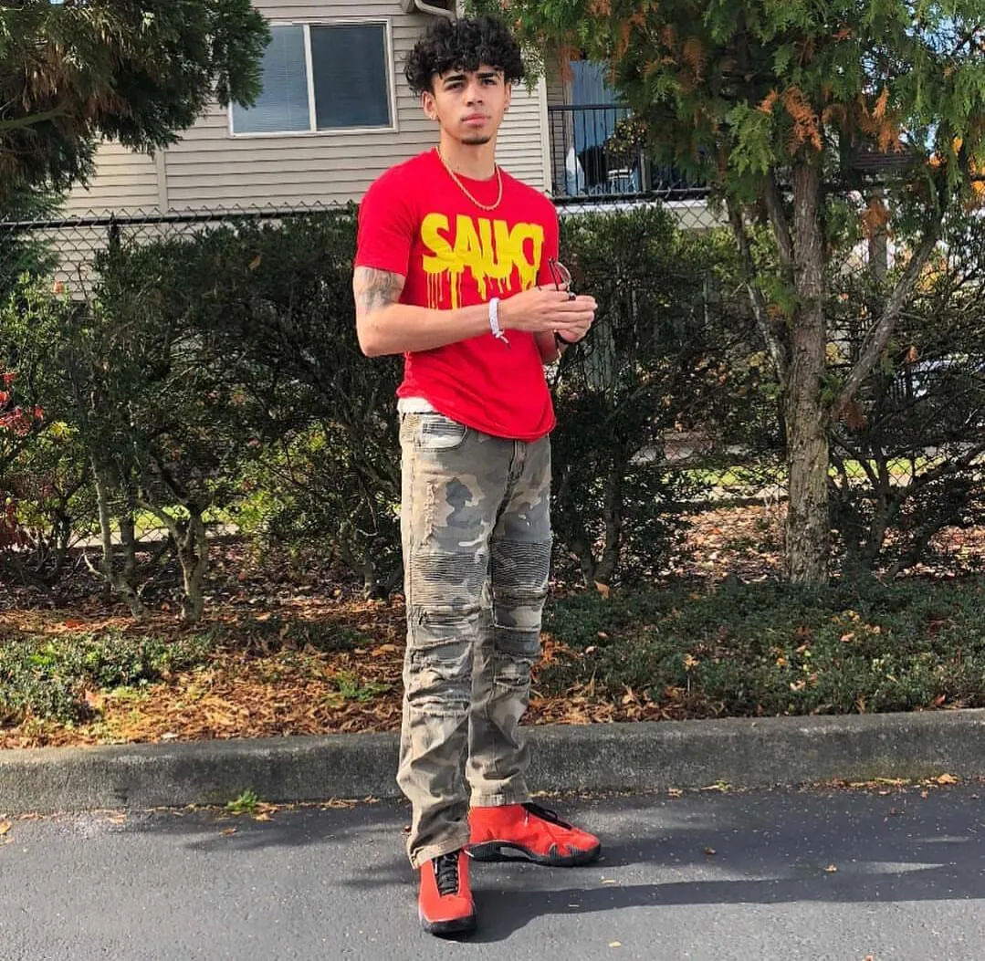 Sauce Yellow | Red Tee