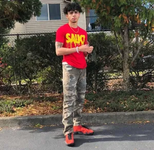 Sauce Yellow | Red Tee