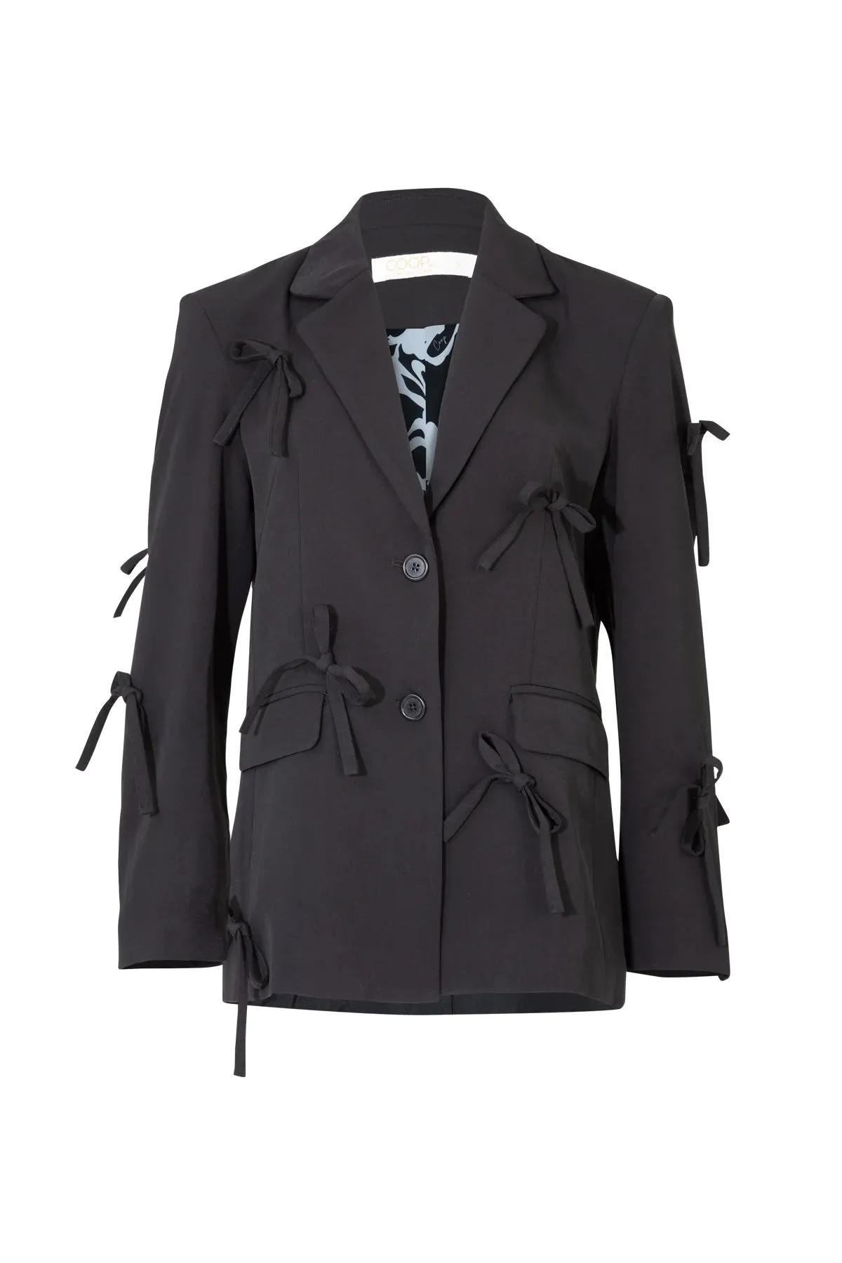 Say It Isn't Bow Blazer - Black