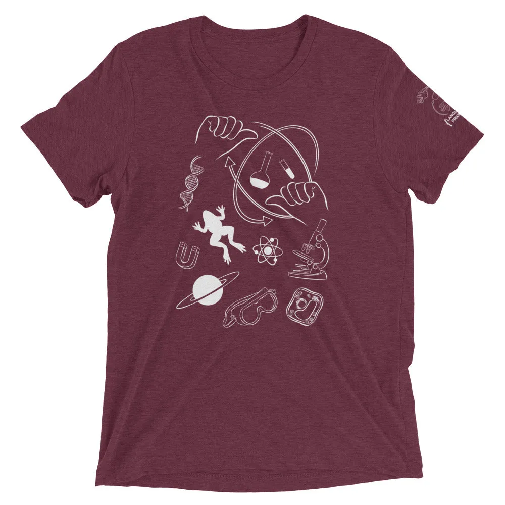 SCIENCE (ASL) Short Sleeve Tee [White Ink]