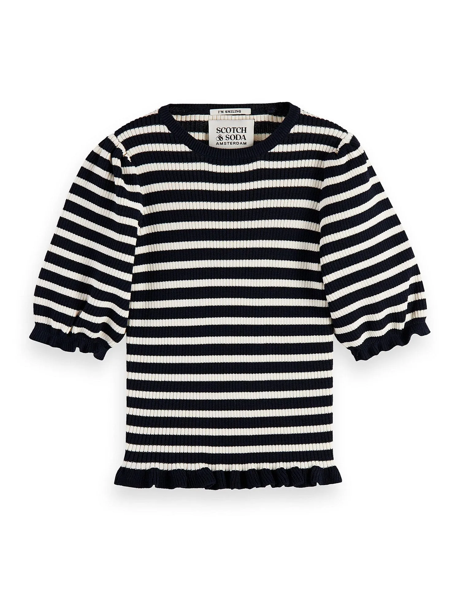 Scotch & Soda Fitted Rib Knit