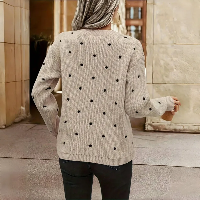 SERAPHINA - POLKA DOT SWEATER
