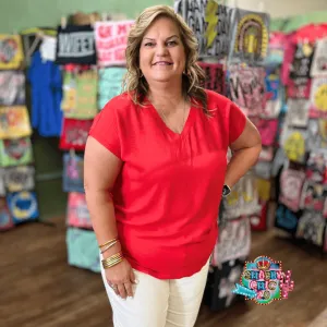 Simplicity Top - Red