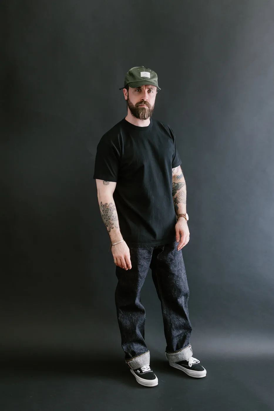 SJST-ML - Heavyweight Plain T-Shirt  - Black