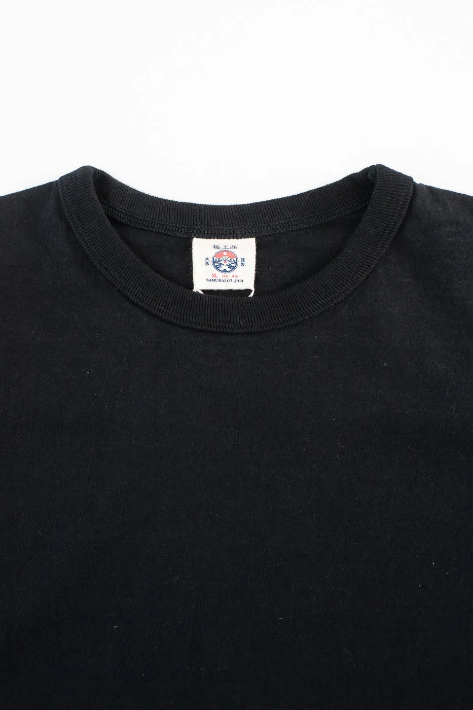 SJST-ML - Heavyweight Plain T-Shirt  - Black