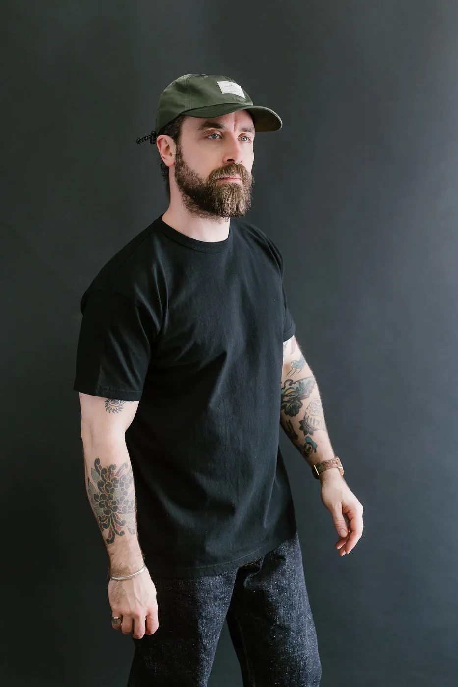 SJST-ML - Heavyweight Plain T-Shirt  - Black