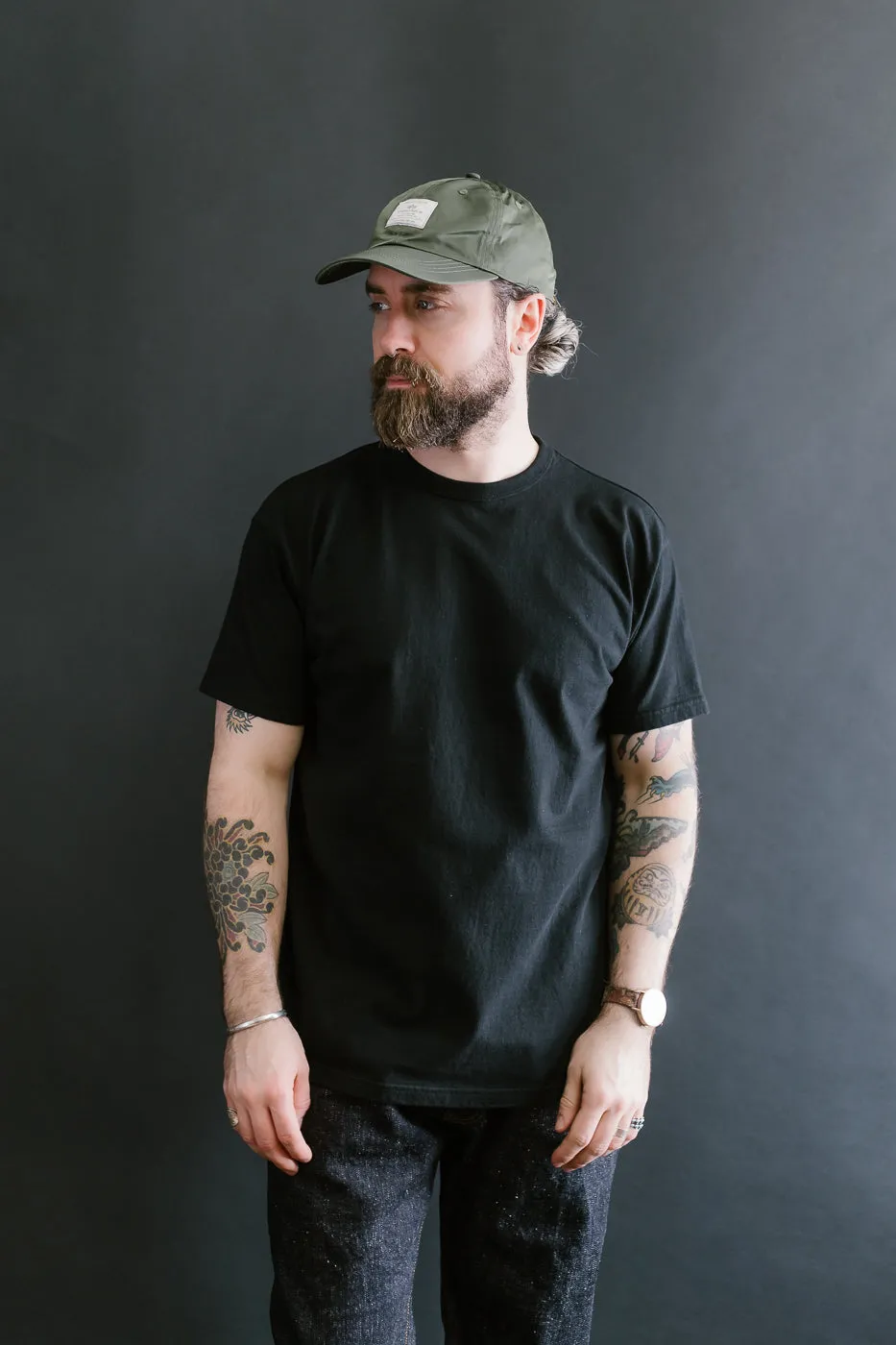 SJST-ML - Heavyweight Plain T-Shirt  - Black