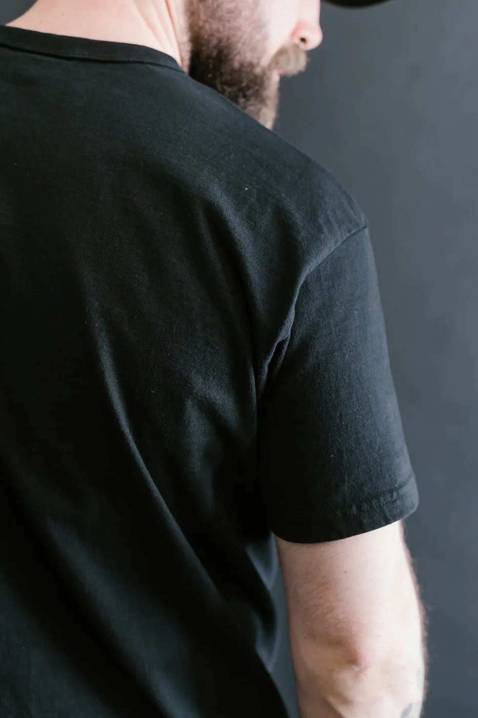 SJST-ML - Heavyweight Plain T-Shirt  - Black