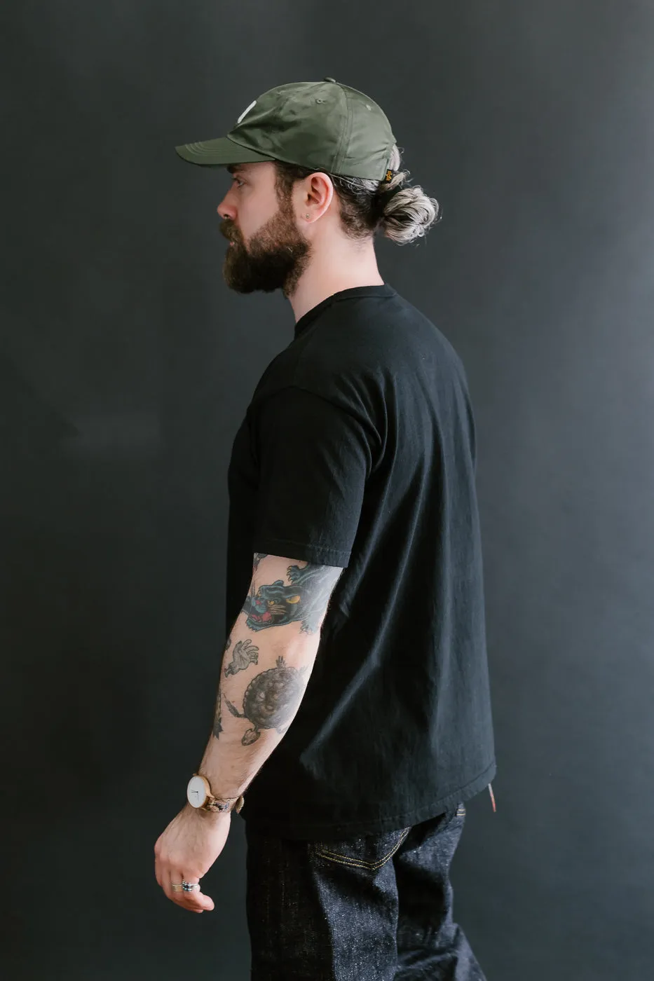 SJST-ML - Heavyweight Plain T-Shirt  - Black