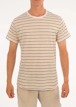 Small Stripe Round Neck Tee