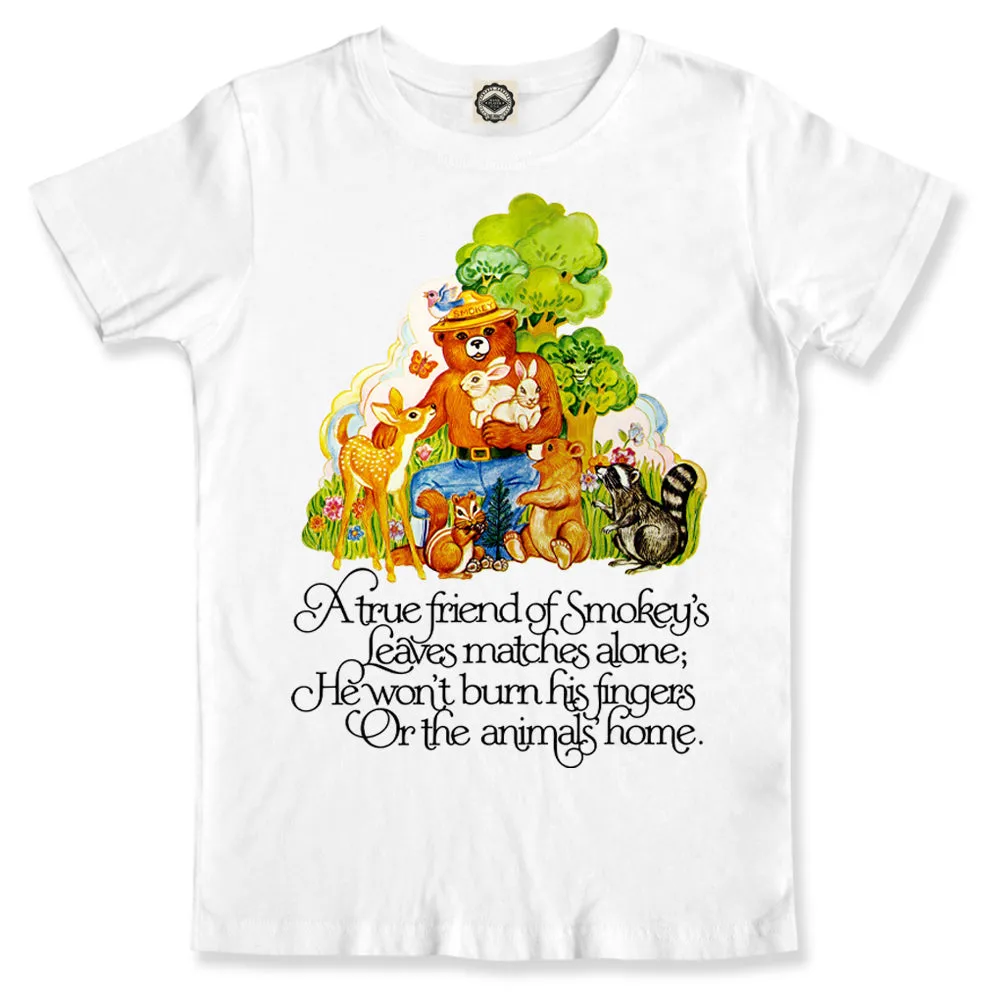 Smokey Bear "A True Friend Of Smokey" Kid's Tee