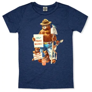 Smokey Bear "Friends Don't Play With Matches" Men's Tee