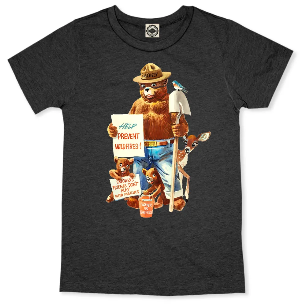 Smokey Bear "Friends Don't Play With Matches" Toddler Tee