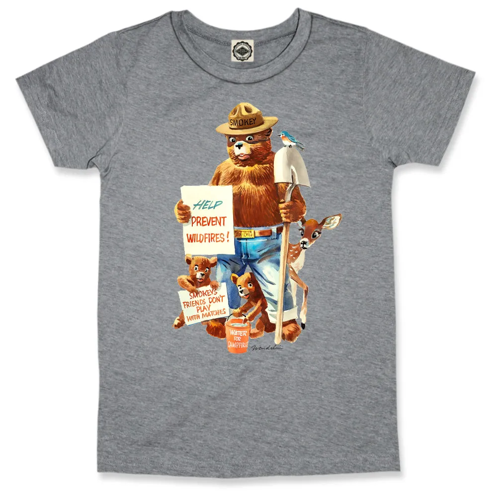 Smokey Bear "Friends Don't Play With Matches" Toddler Tee