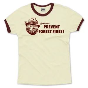 Smokey Bear "Smokey Says" Men's Ringer Tee