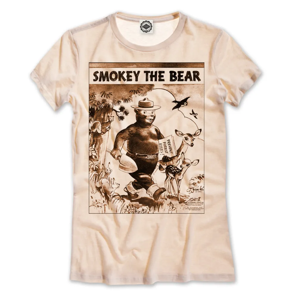 Smokey Bear "Smokey The Bear Song Book" Women's Tee