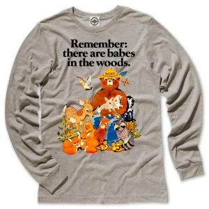 Smokey Bear Vintage "Babes In The Woods" Men's Long Sleeve Tee