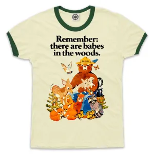 Smokey Bear Vintage "Babes In The Woods" Men's Ringer Tee