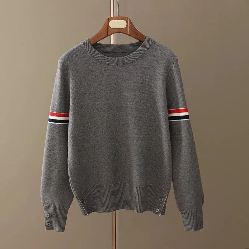 Soft Cashmere Knit Sweater: Stylish O-Neck Top