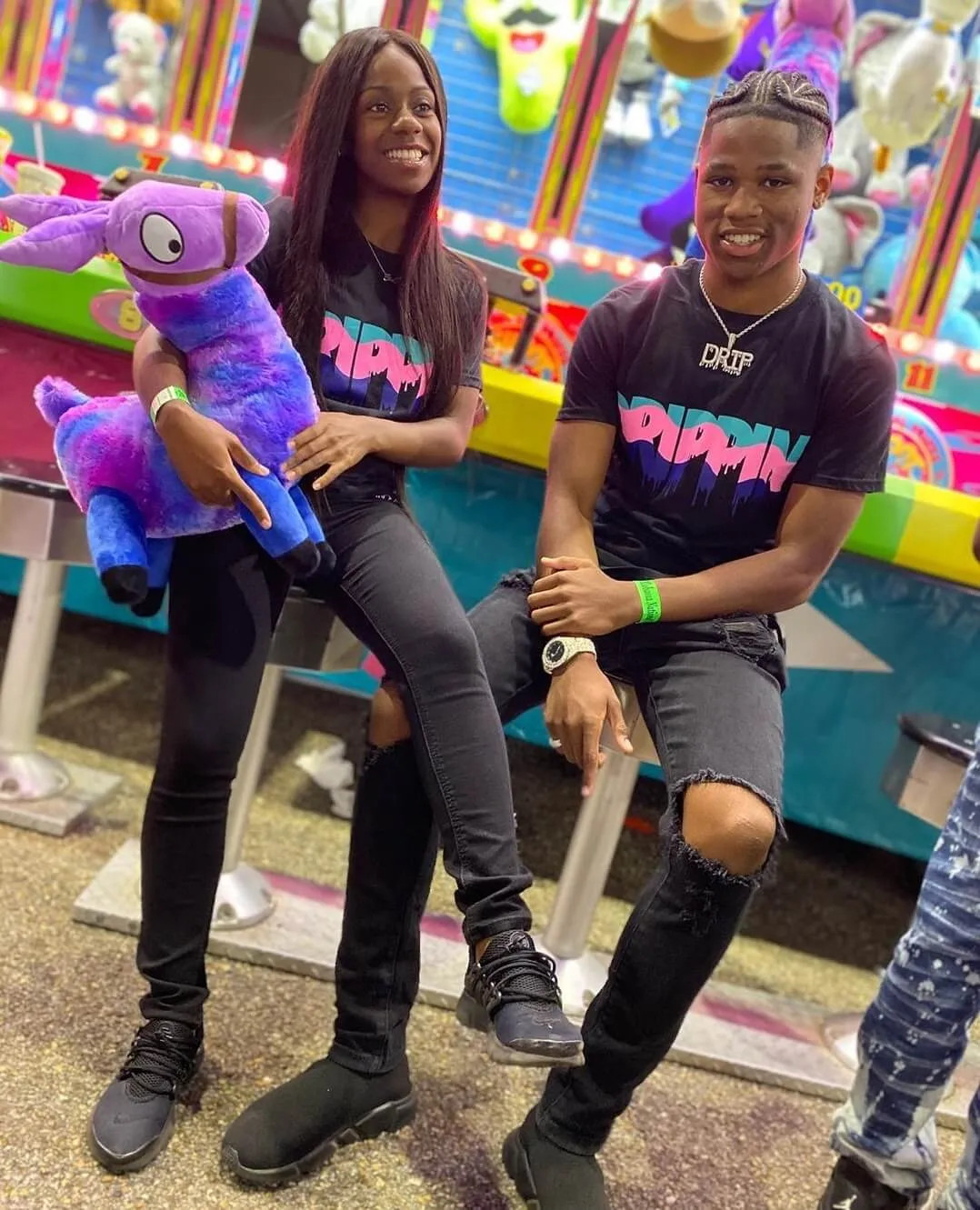 South Beach Drippin | Black Tee