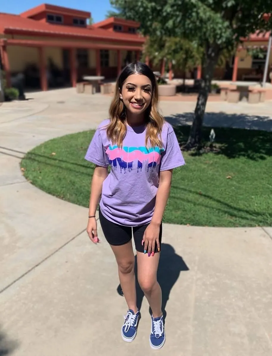 South Beach Drippin | Lavender Tee